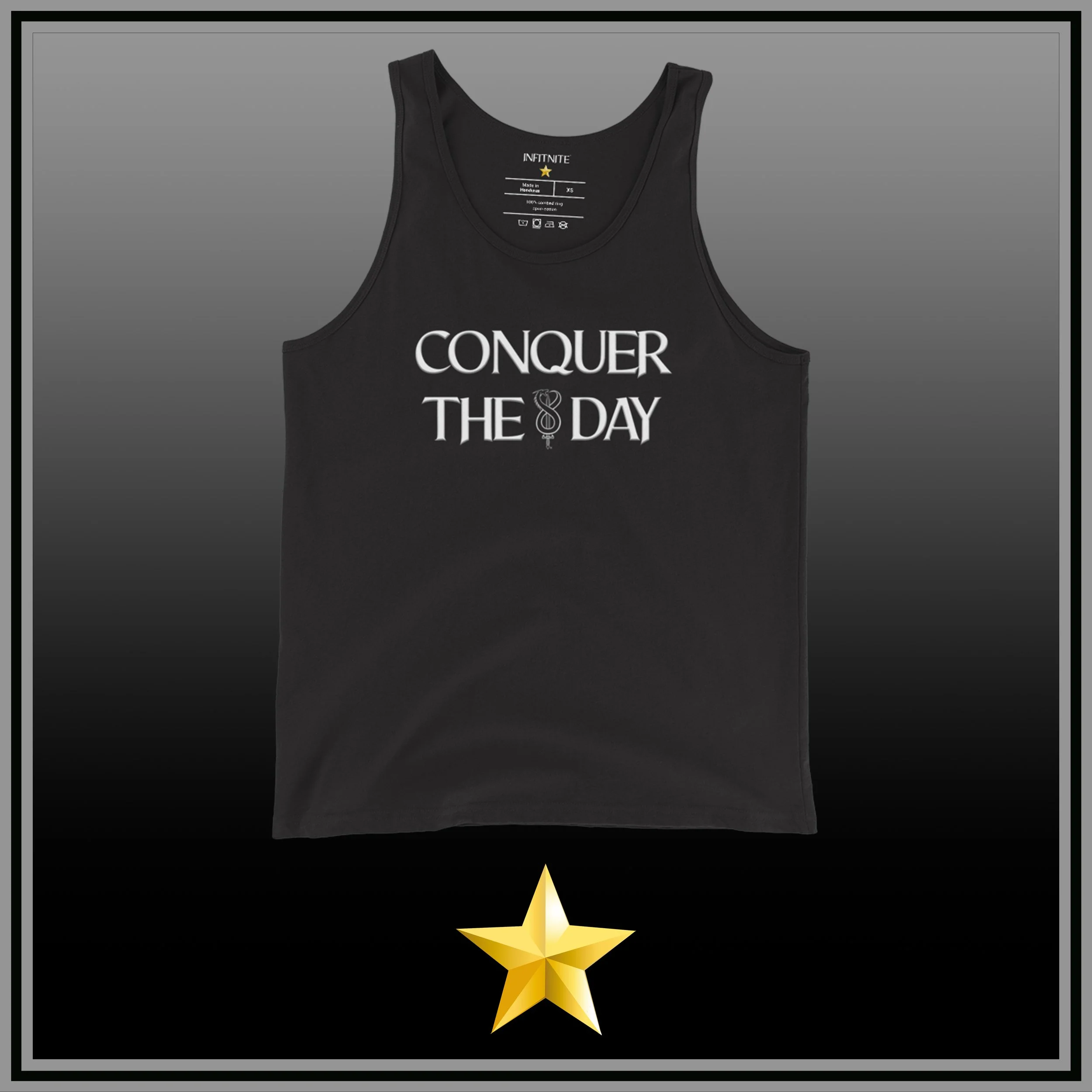 Common Warrior s Agile Tank Top of Fine Cotton Unisex INFITNITE Fitness Fantasy RPG